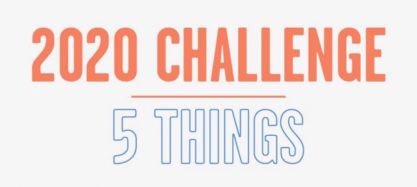 2020 Challenge 5 Things